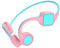 Casque audio sans fil Bluetooth pour école - Casque de sport pour garçons et filles - Étanche - Sans fil - Avec arceau pour iPad, tablette, Kindle Voyage - Rose
