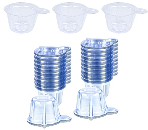 200 Pcs Plastic Disposable Urine Collection Cups 40 ML Plastic Urine Specimen Cups Ovulation Test Urine Specimen Cups for HCG Pregnancy Test