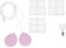 Casco de música de embarazo, Bump Headphones Profesional Portátil Music Play Vientre Prenatal Belly Speaker Regalo para Mujer Embarazada Bebé en el útero Altavoz Bebé