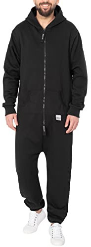 Basisstoff Sheeesh Herren Jumpsuit Schwarz Gr. L