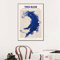 SDVIB Yves Klein abstrakte blaue Kreis-Poster und Drucke, Leinwandgemälde, nordische Wandkunst, Bilder für Wohnzimmer, Heimdekoration, 40 x 50 cm, rahmenlos
