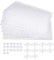 Tooteeru 10PCS Aquarium Divider Fish Tank Divider Filter Grids Separation Grid Tray Isolation Board Grid with 20 PCS Sucker Clips