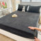 JIANINGHOME Biber Spannbetttuch 180x200,Plüsch Spannbettlaken Winter Flanell Spannbetttuch Warme und Flauschig Bettlaken