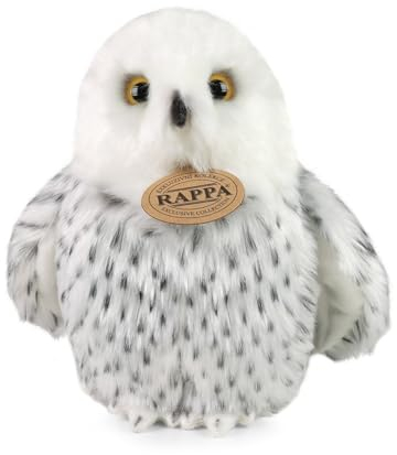 Teddys Rothenburg Kuscheltier Schneeeule weiß/schwarz 18 cm Plüschschneeeule Plüschtier