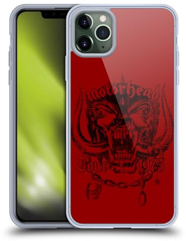 Head Case Designs Offizielle Motorhead 1975 Tours Softgelhülle Kompatibel Mit Apple iPhone 11 Pro Max Und Kompatibel Mit Magsafe Zubehör