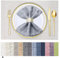 BETEAM Platzsets Abwaschbar 4er Set Vinyl Tischsets für Esstisch Waschbar Küchen Platzdecken Langlebige Tischsets für Drinnen Draußen-01 Creme Farben, 4er Set