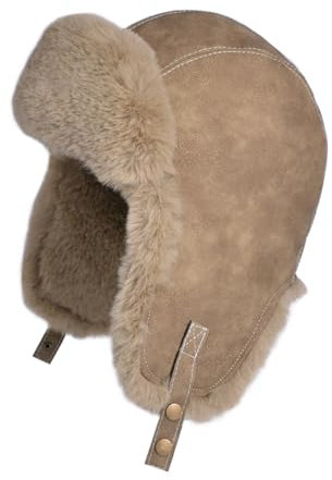 TAGVO Winter Trapper Mütze mit Ohrklappen, Dicke Fliegermütze für Herren und Damen, Russische Ushanka Bombermütze, Winddichte Fleecegefütterte Wintermütze für kaltes Wetter im Freien