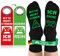 TUZELIYA Lustige Gaming Socken Gamer Geschenk, mit Spruch BITTE NICHT STÖREN ICH ZOCKE, und Doppelseitig Bitte Nicht Stören Schild, Zocken Socken, Gamer Geschenk für Männer Frau Weihnachts Geburtstag