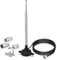Bingfu DAB FM Radio Antenne – Digitale Teleskopantenne für den Innenbereich mit Magnetfuß, 3 m Koaxialkabel und 3 Adaptern für FM DAB Radio und Heim-Stereosysteme