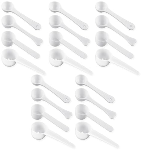 20 Pieces of Plastic Measuring Spoon, Baking Accessories, Kitchen Utensils, Suitable for Flour, Coffee, Milk Powder, Laundry Powder