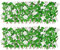 2Pack Künstliche Hecke erweiterbarer Zaun mit weißen Blumen,280cm Ausziehbar Größe Sichtschutzzaun Gartenzaun Sichtschutz für Garten, Balkon, Outdoor