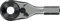 Wera 05003662001 8011 Zyklop Mini 4 Bit-Ratsche, 1/4, 1/4 x 50 mm