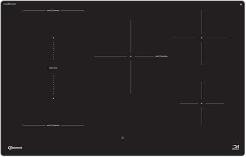 Bauknecht BTX8017DCA Induktions-Kochfeld/ 81 cm/CleanProtect – mühelose Reinigung nur mit Wasser/5 elektronisch geregelte Induktions-Kochzonen/HeatControl/Boil&Cook/Wipe Function/Flexizone