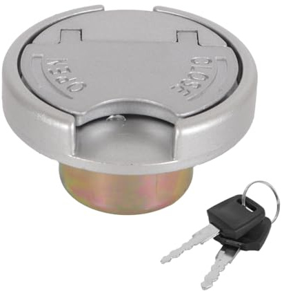 ACOLY Tankdeckel, Tankverschlussdeckel aus Edelstahl mit Schlüsseln, Universal-Tankdeckel für GY6 für Roller-Motorräder