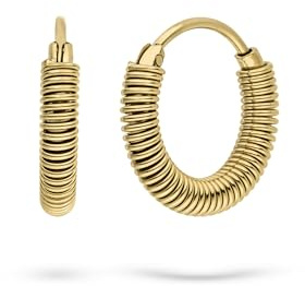 LIEBESKIND BERLIN Damen Schmuck - Twist Collection - Creolen in Edelstahl
