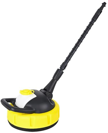 Nettoyeur de Haute Pression | Embout pour K1–K7 – Portables pour Nettoyeur Haute Pression pour terrasse et Sol | Brosse de Nettoyage Haute Pression rotative pour allée, terrasse, St