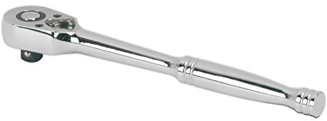 Sealey Ak660 Ratchet Wrench 1/4Sq Drive Pear-Head Flip Reverse