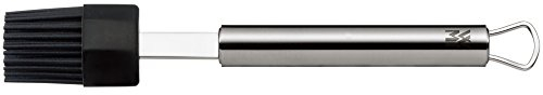WMF Profi Plus Grill-/ Backpinsel 20 cm, Cromargan Edelstahl, teilmattiert, Silikonborsten, Marinadenpinsel, spülmaschinengeeignet, hitzebeständig bis 200°C