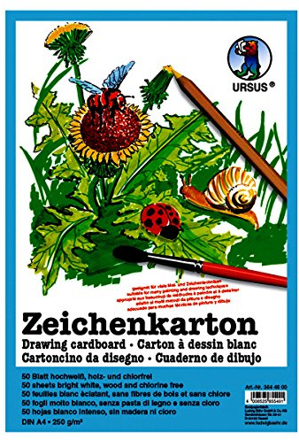 Zeichenkarton 250 g/qm DIN A4 - 50 Blatt