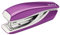 Leitz Mini-Heftgerät, 10 Blatt Tacker mit 1000 Heftklammern, Hefter aus Metall mit Kunststoffelementen, WOW Serie, Violett, 55281062
