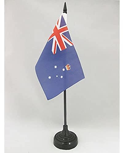 AZ FLAG - Tischflagge Victoria - 15x10 cm - Victoria Tischfahne 10 x 15 Cm - Flaggen