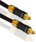 Premium X 1m Gold-LINE Optisches Toslink Kabel Digital-Audiokabel Lichtleiter SPDIF ODT LWL Stecker vergoldet (6,90EUR/M)