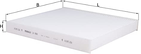 MAHLE LA 888 Innenraumfilter Partikelfilter u.a. passend für A3 Sportback (8VA/ 8VF)