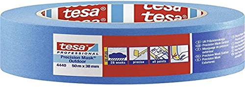 tesa 4440 Klebeband Präzisionskrepp Außen 38mm blau 50m