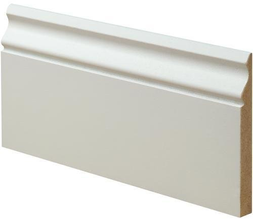 diyclick2buy White Primed Ogee MDF Skirting Board 170mm x 18mm x 4.4m in Various Pack Sizes (4)