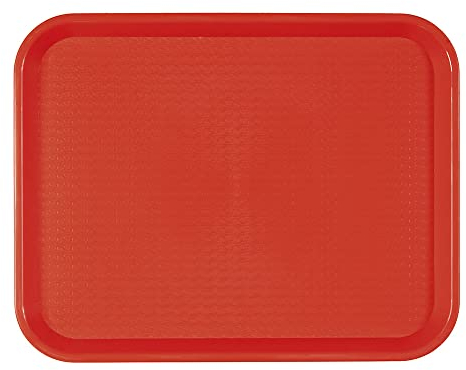 García de Pou Plateau Fast Food 27,5 x 35,5 cm Rouge PP