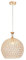 TRADE® Luce pendente D'oro Globo Lampadario con K9 Crystal Regolabile Cordone Sala da Pranzo Illuminazione