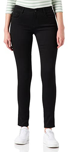 ONLY Damen Rw Rea1099 Jeans, Schwarz (Black Denim), 26 W/32 L