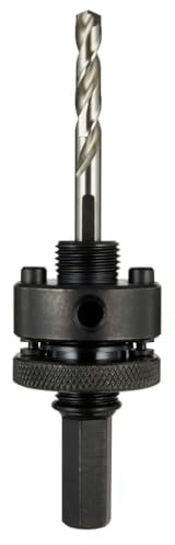 Milwaukee 7/16 Quick Change Hole Saw Arbor, 1 Count, Carbide Teeth, 2 Flutes, Spiral, 0.375 to 0.4375