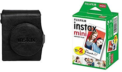 Fujifilm - 11288 Housse pour Instax Mini 90 Noir & - Twin Films pour Instax Mini - 86 x 54 mm - 10 feuilles x 2 paquets = 20 feuilles(L'emballage peut varier)