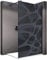 BERNSTEIN Duschwand Glas Duschabtrennung Walk-In Dusche Nano ESG Echtglas Duschtrennwand EX101 Milchglas-Muster Wave 110 x 200 cm