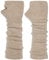 Roeckl Stulpen mit Kaschmir Armstuplen Handschuhe Strickhandschuhe Halbhandschuhe (One Size - hellbeige)