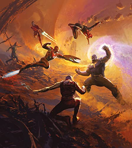 Komar Marvel IADX5-084 Papier peint photo intissé Avengers Epic Battle Titan - Dimensions : 250 x 280 cm (largeur x hauteur) - Super héros - Papier peint pour chambre d'enfant