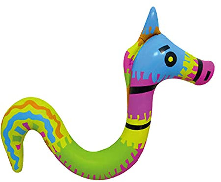 Generic Cartoon Aufblasbare Schwimm Nudel, Faltbare Schwimmen Pool Float Rest Wasser Spielzeug für Kinder Erwachsene Indoor Outdoor - Hippocampus