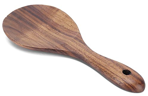 Paletta per Riso in Legno Paletta per Riso Pentole Stoviglie Cucchiaio da Portata in Legno Accessorio da per la Casa