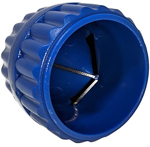 Entgrater für Rohre aus Kupfer, Stahl, Messing, Aluminium, Nickel, Gusseisen, Kunststoff bis 40mm Ø für zum Beispiel Kältemittelleitungen R407c / R410a / R32