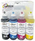 refill24 Tinta de Sublimación Compatible con Epson, Ricoh, Mimaki, Roland, Mutoh. Incluye 4 X 100 ml, Negro,Amarillo,Magenta,Cyan