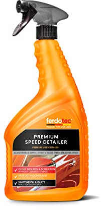 ferdotec Premium Speed Detailer 750 ml - Schnellversiegelung für Autopflege, Motorrad, Wohnmobil - Tiefenglanz, Lackversiegelung mit Wasser Abperl-Effekt - entfernt leichten Schmutz