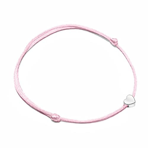 MARLION JEWELS Bracelet femme original avec cordon cœur/étoile. Bracelet en acier chirurgical plaqué or/argent pour femme, fille, idéal pour un cadeau de fête des mères, un anniversaire. Bijoux femme