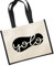 Huuraa Jutetasche YOLO you only live once Tragetasche Black Größe 21 Liter mit Lebensmotto Motiv Geschenk Idee für Freunde und Familie