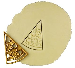 3DKOUPE - Ausstechform Pizza - Fast Food Thema - Farbe wählbar - Designed und hergestellt in Europa