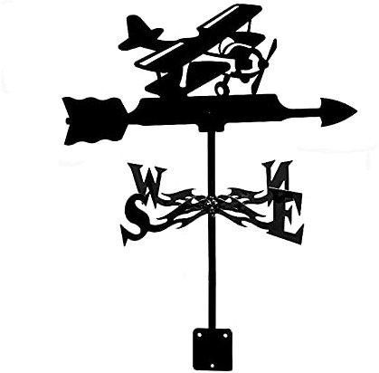 Wetterfahne, Grubber, Elster, Vogel, Edelstahl, Wetterfahne, Wetterfahne, Windrichtungsanzeiger, Gartenstecker, Wetterfahne Wind für Dekordach