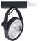 KOLORENO LED Leon x1 Wand-/Deckenanbauleuchte AR111 - Neigungsverstellung - Minimalistisches, universelles Design - Punktuelle Beleuchtung - Schwarz matt