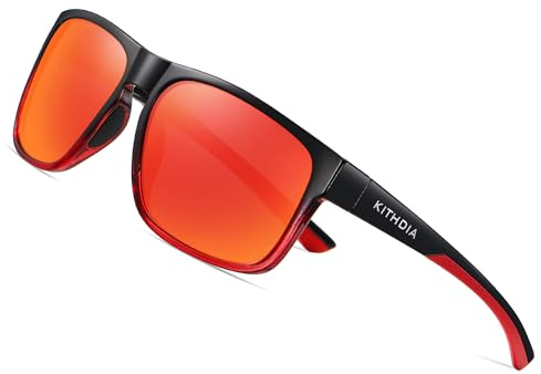 KITHDIA Polarisierte Sonnenbrille Herren/Damen ; Vintage/Klassisch/Elegant Brillengestell; Golf/Fahren/Angeln/Reisebrille/Outdoor-Sportarten Mode Sonnenbrille S5531