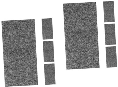 NIYANGLE 8 Pièces Décontamination Namib Voiture Outil Automobile Chiffons Nano Scintillants Tissu Auto Nano Scintillant Chiffon Anti-Rayures Tissu De Polissage Dissolvant Réparation