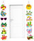 Türbanner, Sommerparty, dekoratives Sommerstrandbanner, Türbanner, süße Gartentürvorhänge, Poolparty-Dekoration, 1 Paar.